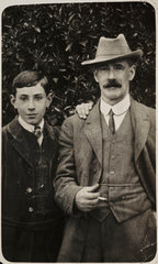 Portrait of William and Claude Friese-Greene  c 1908.