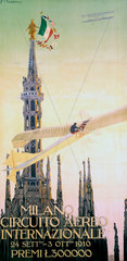 The Milan Aviation Meeting  Italy  1910.