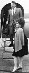 Elizabeth Taylor and Richard Burton  14 October 1967.