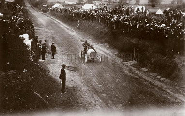 Jenatzy winning the Gordon Bennett Cup Race  Athy  Ireland  1903.