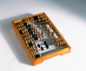 A stchoty  Russian abacus  early 20th century.