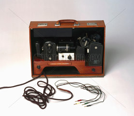 Portable electrocardiograph  1946.
