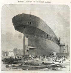 Stern of the ‘Great Eastern’  c 1858.