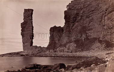 'The Old Man of the Hoy  Orkney'  Scotland  c 1850-1900.
