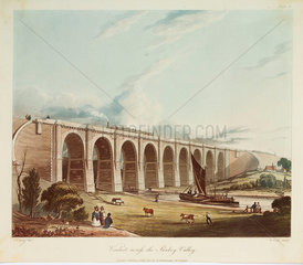 ‘Viaduct across the Sankey valley’  1831.