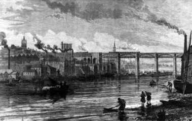 The ‘George Stephenson Centenary’  Newcastle  1881.