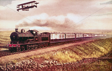 London & North Western Railway West Coast express  c 1910.