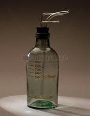 Bottle from blood transfusion apparatus  1914-1918.