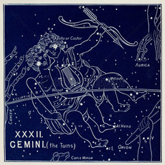 The constellation of Gemini  1895.