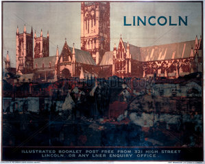 'Lincoln'  LNER poster  1924.