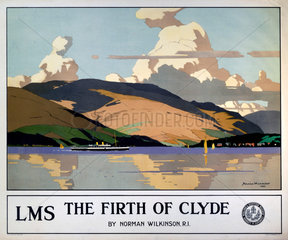 ‘The Firth of Clyde’  LMS poster  1925.