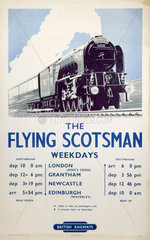 'The Flying Scotsman'  BR poster  1950.