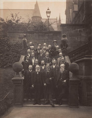 William Henry Perkin and group at the British Association meeting  c 1900.