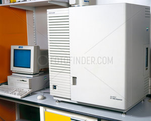 Automated DNA sequencing machine  May 2000.