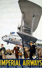 Imperial Airways poster  1936.