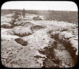 Earthquake rift at the surface  1876.