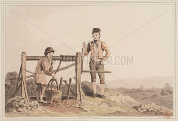 ‘The Ruddle Pit’  Yorkshire  1814.