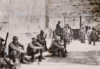 British troops in Palestine  1936.