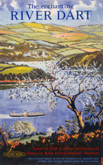 'The Enchanting River Dart'  BR poster  1961.
