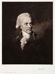 Sir William Herschel  German-British astronomer  c 1790s.