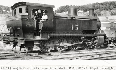 Steam locomotive  Gold Coast  1941.