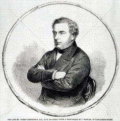 Robert Stephenson  English mechanical and civil engineer  c 1850s.