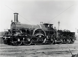 Steam locomotive No 342A  c 1890.