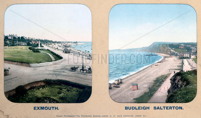Exmouth and Budleigh Salterton  Devon  1910s.