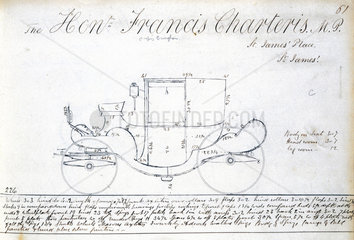 Francis Charteris' carriage  c 1810-1873.