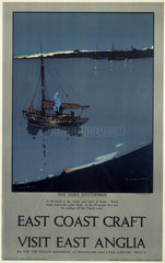 ‘East Coast Craft’  LNER poster  1923-1947.