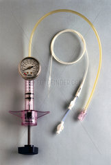 Instruments for transluminal coronary angioplasty  c 1990.