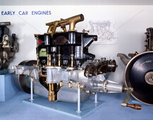 Humber four-cylinder 16 hp motor car engine  1911.