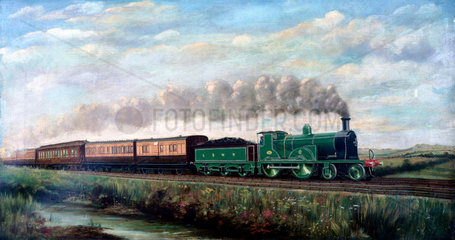London & South Western Railway 4-4-0 locomotive no 294  c 1899.