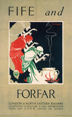 ‘Fife and Forfar’  LNER poster  c 1930s.