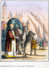 'Eastern Silk Merchants'  c 1845.