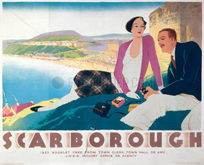 Scarborough  North Yorkshire  LNER poster  1923-1947.