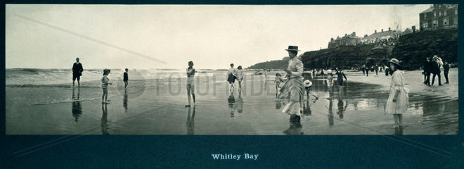 'Whitley Bay'  NER carriage print c 1910.
