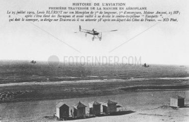 Bleriot's cross-channel flight  25 July 1909.