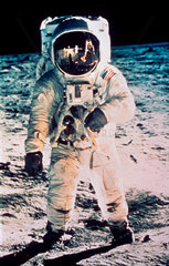 Edwin ‘Buzz’ Aldrin on the Moon  1969.