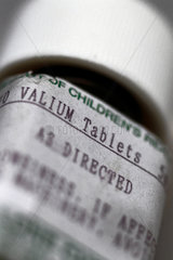 Container of Valium tablets  2000.