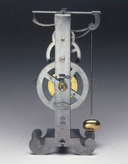 Model of Galileo's pendulum clock  c 1642.