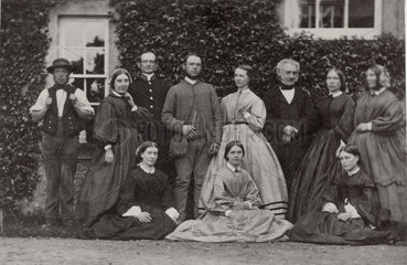 Victorian servants  Hexham  Northumberland  1860-1880s.