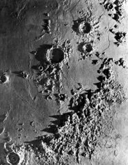 Lunar crater model by James Nasmyth  1850-1871.