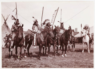 Wild West show  c 1905.