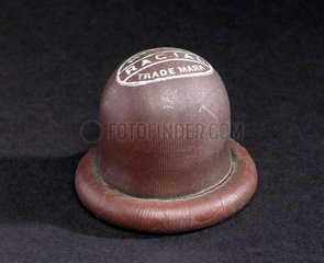 Rubber cervical cap  c 1920s.