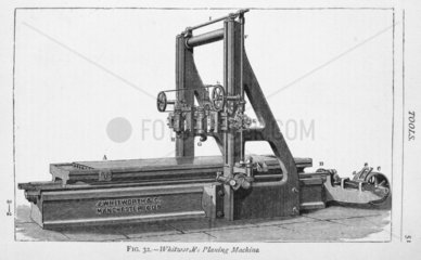 Whitworth's planing machine  1877.