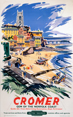 'Cromer - Gem of the Norfolk Coast’  BR (ER) poster  1948-1965.