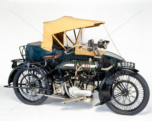 BSA motorcycle  1922.