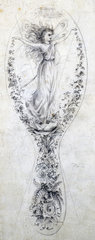 Design for a mirror back  c 1870-1875.