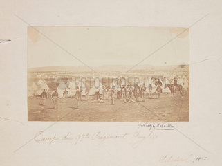 'Camp du 97th Regiment Anglais'  1855.